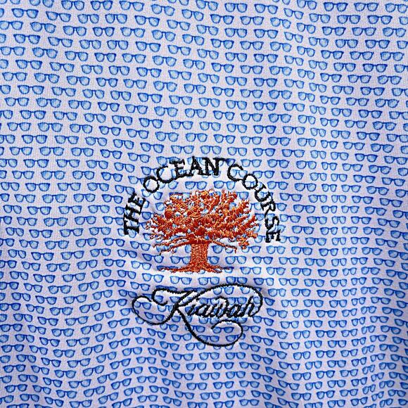 PETER MILLAR Kiawah Ocean Course Summer Comfort Golf Polo Sunglasses Mens Large - Picture 3 of 7